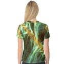 Abstract Illusion V-Neck Sport Mesh Tee View2