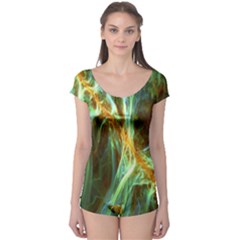 Abstract Illusion Boyleg Leotard  by Sparkle