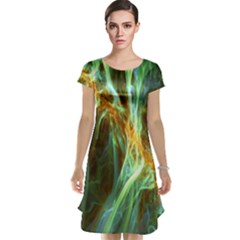 Abstract Illusion Cap Sleeve Nightdress by Sparkle