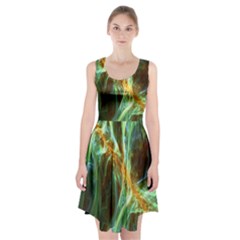 Abstract Illusion Racerback Midi Dress by Sparkle