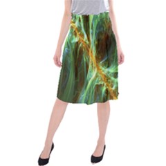 Abstract Illusion Midi Beach Skirt by Sparkle