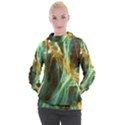 Abstract Illusion Women s Hooded Pullover View1