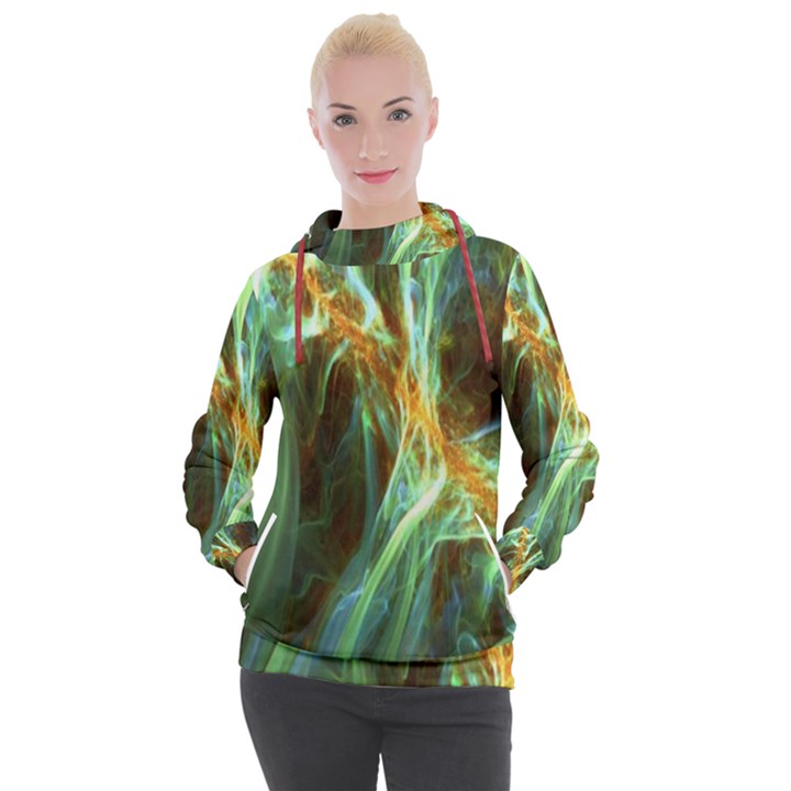 Abstract Illusion Women s Hooded Pullover