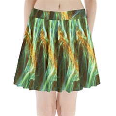 Abstract Illusion Pleated Mini Skirt by Sparkle