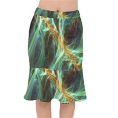 Abstract Illusion Short Mermaid Skirt by Sparkle