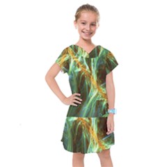 Abstract Illusion Kids  Drop Waist Dress by Sparkle