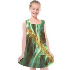 Abstract Illusion Kids  Cross Back Dress by Sparkle