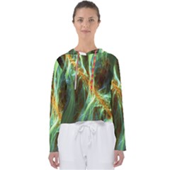 Abstract Illusion Women s Slouchy Sweat by Sparkle