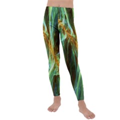 Abstract Illusion Kids  Lightweight Velour Leggings by Sparkle