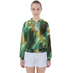 Abstract Illusion Women s Tie Up Sweat by Sparkle