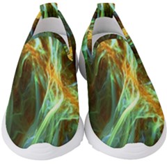 Abstract Illusion Kids  Slip On Sneakers by Sparkle