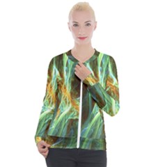 Abstract Illusion Casual Zip Up Jacket by Sparkle