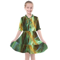 Abstract Illusion Kids  All Frills Chiffon Dress by Sparkle