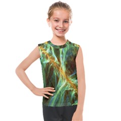 Abstract Illusion Kids  Mesh Tank Top