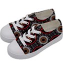 Tribal Aztec Mandala Art Kids  Low Top Canvas Sneakers View2