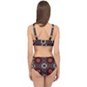 Tribal Aztec Mandala Art Cage Up Bikini Set View2