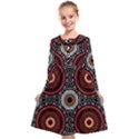 Tribal Aztec Mandala Art Kids  Midi Sailor Dress View1