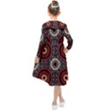 Tribal Aztec Mandala Art Kids  Midi Sailor Dress View2