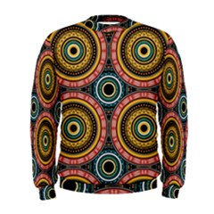 Aztec Multicolor Mandala Men s Sweatshirt by tmsartbazaar