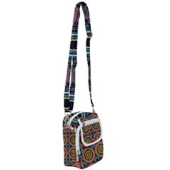 Aztec Multicolor Mandala Shoulder Strap Belt Bag by tmsartbazaar