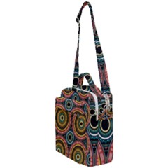 Aztec Multicolor Mandala Crossbody Day Bag by tmsartbazaar