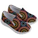 Aztec Multicolor Mandala Kids Lightweight Slip Ons View3