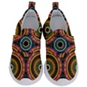 Aztec Multicolor Mandala Kids  Velcro No Lace Shoes View1