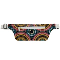 Aztec Multicolor Mandala Active Waist Bag by tmsartbazaar