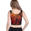 Marigold on Black Crop Top View3