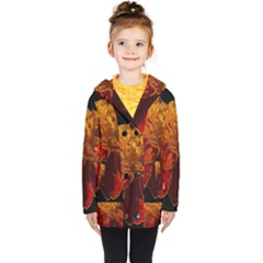 Marigold On Black Kids  Double Breasted Button Coat by MichaelMoriartyPhotography