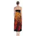 Marigold on Black Button Up Chiffon Maxi Dress View2