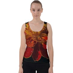 Marigold On Black Velvet Tank Top by MichaelMoriartyPhotography