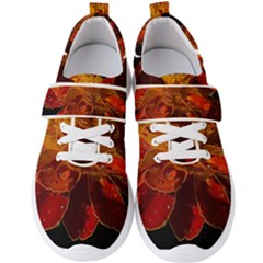 Marigold On Black Men s Velcro Strap Shoes by MichaelMoriartyPhotography