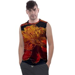 Marigold On Black Men s Regular Tank Top by MichaelMoriartyPhotography