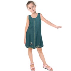 Golden Dragon Jpg4 Brrrrrr - Copy Kids  Sleeveless Dress by chpa