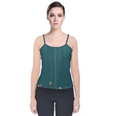 Golden Dragon Jpg4 Brrrrrr - Copy Velvet Spaghetti Strap Top by chpa