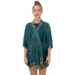 Golden Dragon Jpg4 Brrrrrr - Copy Half Sleeve Chiffon Kimono by chpa