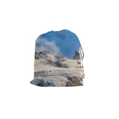 Snowy Andes Mountains, Patagonia - Argentina Drawstring Pouch (small) by dflcprintsclothing