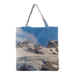 Snowy Andes Mountains, Patagonia - Argentina Grocery Tote Bag by dflcprintsclothing