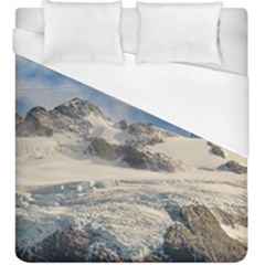 Snowy Andes Mountains, Patagonia - Argentina Duvet Cover (king Size) by dflcprintsclothing