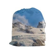 Snowy Andes Mountains, Patagonia - Argentina Drawstring Pouch (xl) by dflcprintsclothing