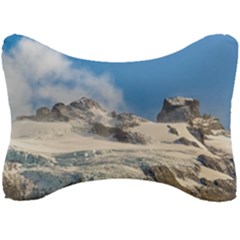 Snowy Andes Mountains, Patagonia - Argentina Seat Head Rest Cushion by dflcprintsclothing