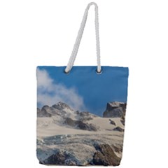 Snowy Andes Mountains, Patagonia - Argentina Full Print Rope Handle Tote (large) by dflcprintsclothing