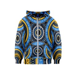 Tribal Zentangle Art Kids  Zipper Hoodie by tmsartbazaar