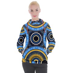 Tribal Zentangle Art Women s Hooded Pullover by tmsartbazaar