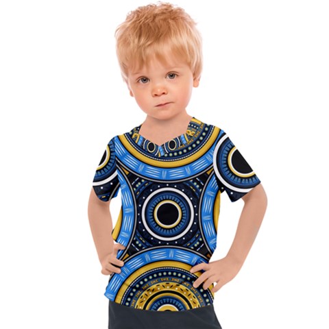 Tribal Zentangle Art Kids  Sports Tee by tmsartbazaar