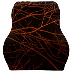 Dark Forest Scene Print Car Seat Velour Cushion  by dflcprintsclothing