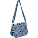 Arabic Geometric Design Pattern  Saddle Handbag View1