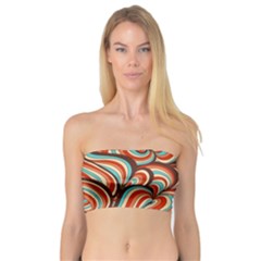 Psychedelic Swirls Bandeau Top by Filthyphil