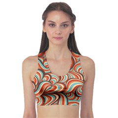 Psychedelic Swirls Sports Bra